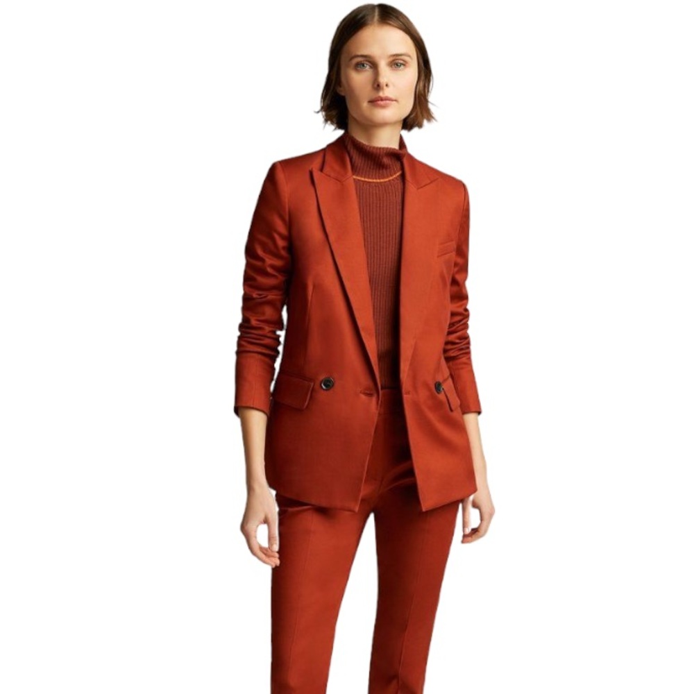 Argent Single Button Blazer in Seasonless Wool